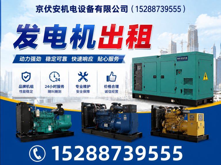 巴中发电机出租展示图